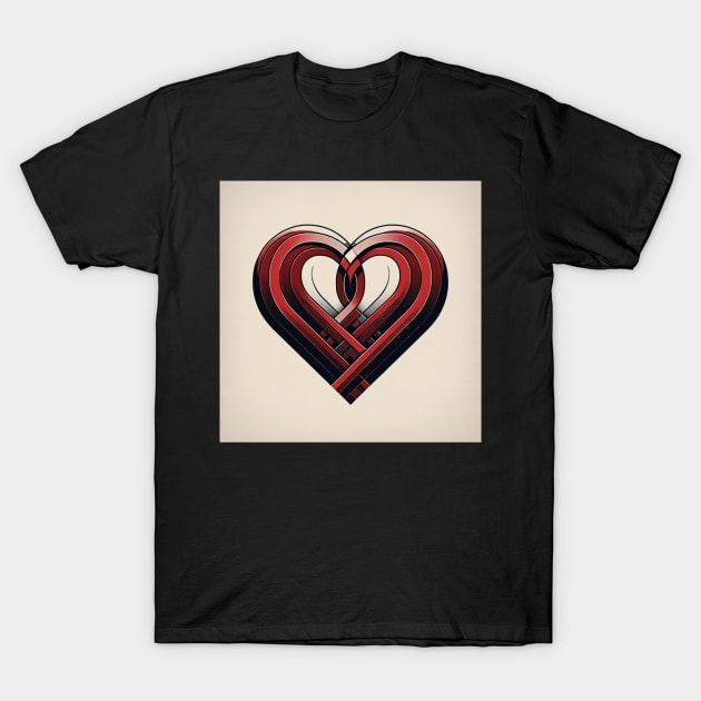 Infinite Amour: The Endless Heart T-Shirt by heartyARTworks